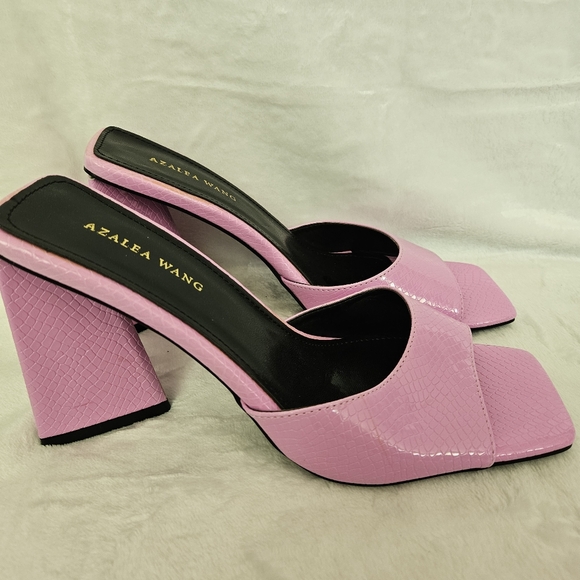 Azalea Wang Pink Mules - Picture 2 of 5